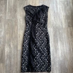 Nina Ricci lace ruffle dress